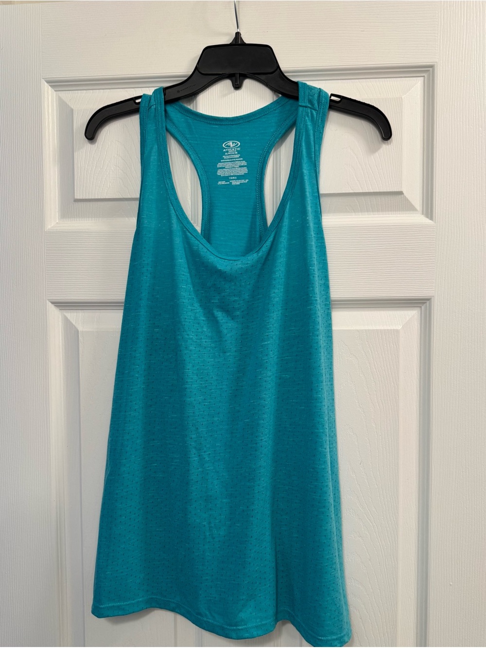 Athletic Works Teal Racerback Tank Top